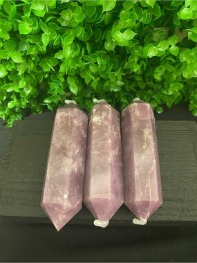 lepidolite double point